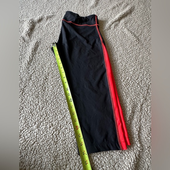 Bally Capri Leggings Black and Orange Size XL - Picture 4 of 8